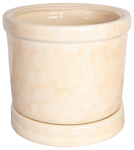 Горшок Цилиндр d29 см керамический бежевый