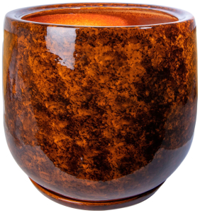 Горшок Тюльпан d32 см керамический коричневый