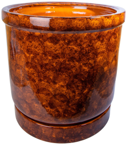 Горшок Цилиндр d40 см керамический коричневый