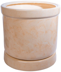 Горшок Цилиндр d25 см керамический бежевый