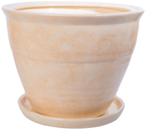 Горшок №11 d25 см керамический бежевый