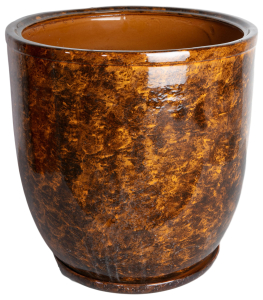Горшок Кедр №4 d36 см керамический коричневый
