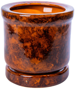 Горшок Цилиндр d12,5 см керамический коричневый